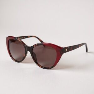 BRAND NEW! Chic Whistles Classic Cat Eye Sunglasses - Tortoiseshell & Red Frame
